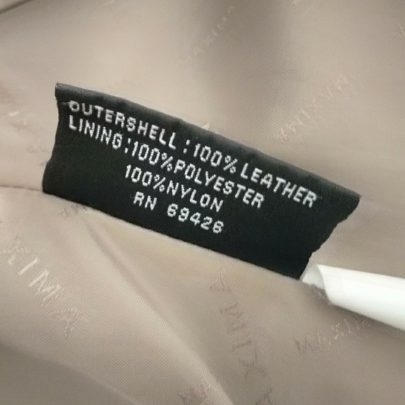 White Leather Jacket - Picture 2 of 4